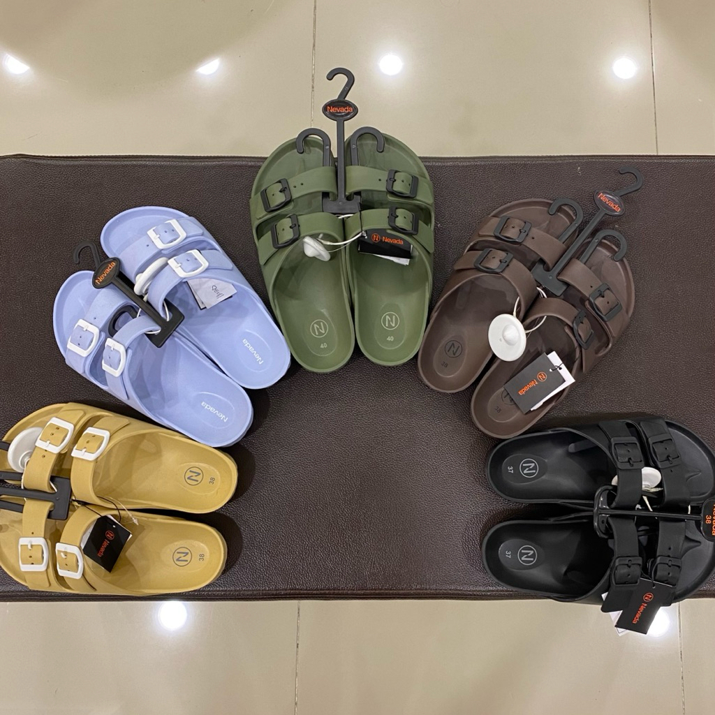 Nevada Phylon Doubel Strap | Sandal wanita Phylon | Sandal wanita karet | Sandal Strap Wanita