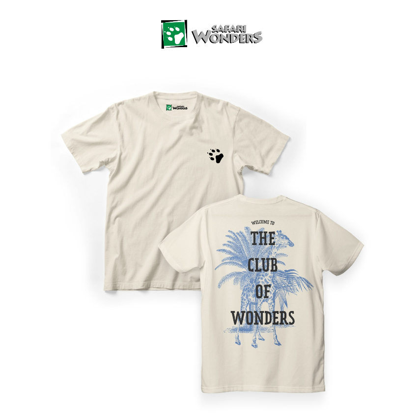 SAFARI WONDERS - Primrose Giraffe T-Shirt- Official Merchandise Taman Safari Indonesia