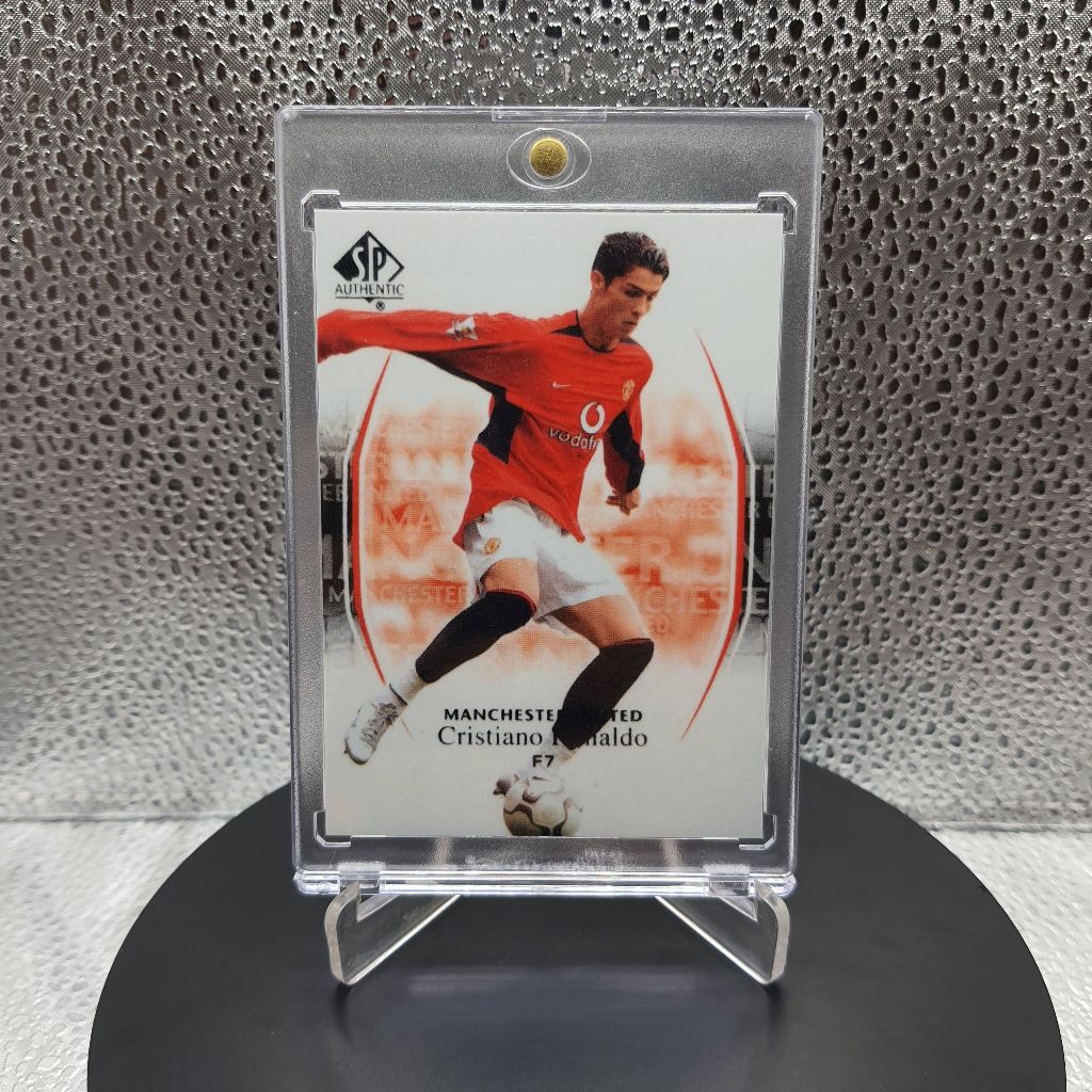 473. Kartu Bola -  Custom Card 2004 SP Authentic Manchester United #67 Cristiano Ronaldo
