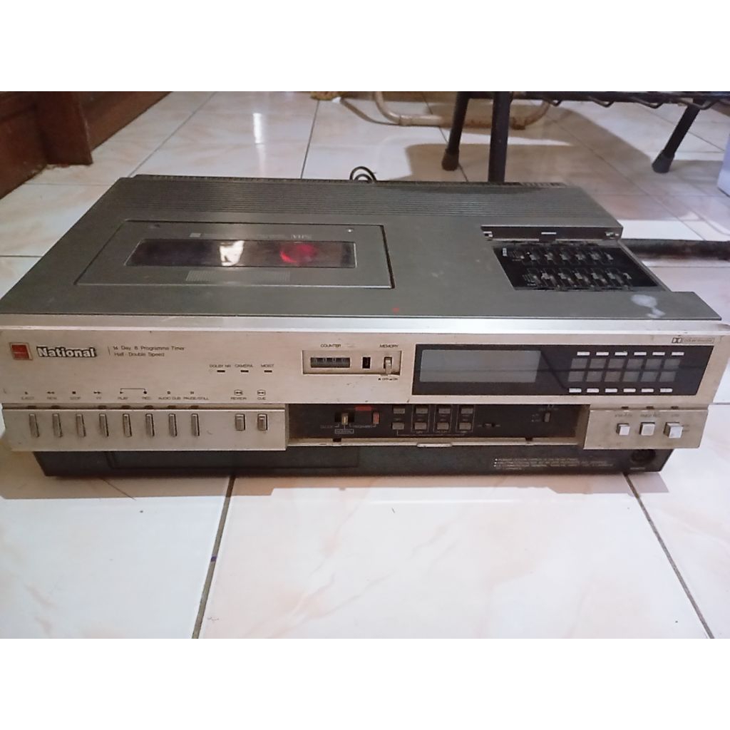 Vintage Video Cassette Recorder Model No. NV-7000-EN
