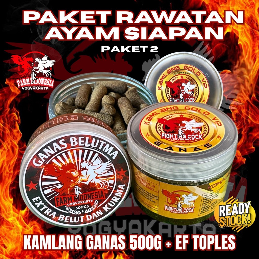 PAKET RAWATAN AYAM SIAPAN KAMLANG GOLD VIP + GANAS BELUTMA