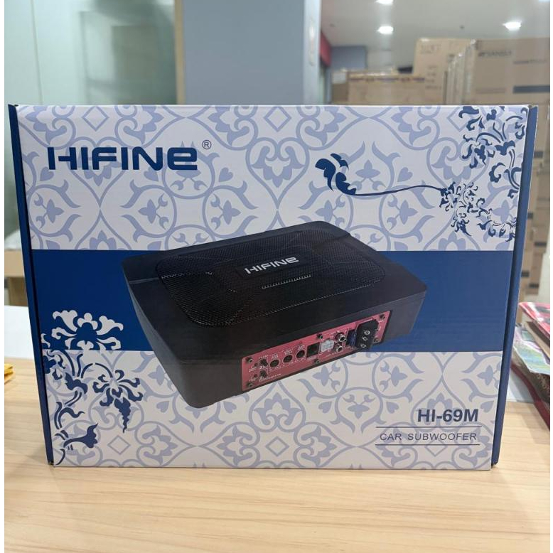 Subwoofer aktif slim kolong Hifine basstube mobil