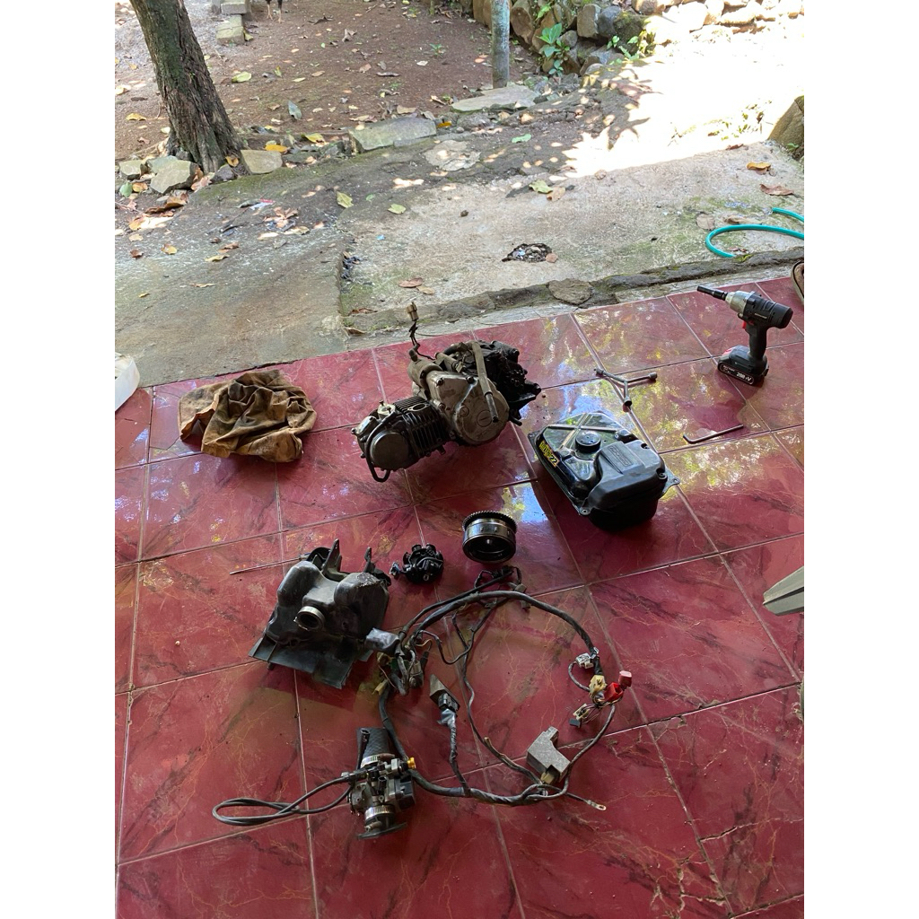 mesin copotan supra x 125 fi old