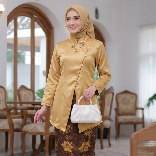 TERBARU ATASAN JANGGAN KEBAYA DEWASA JANGGAN POLOS SATIN HALUS PREMIUM MEWAH KEBAYA WISUDA KEBAYA KO