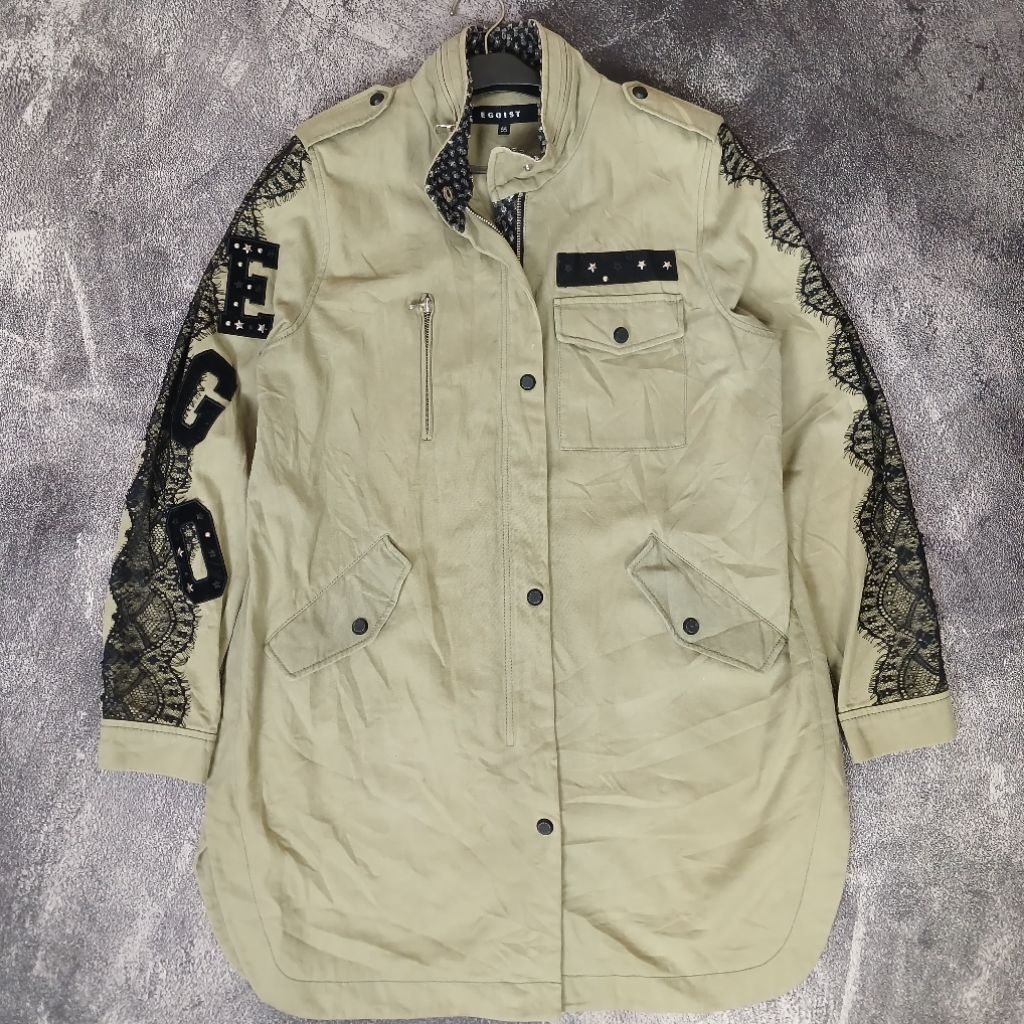 JAKET PARKA FISHTAIL FASHION BY EGOIST SIZE M