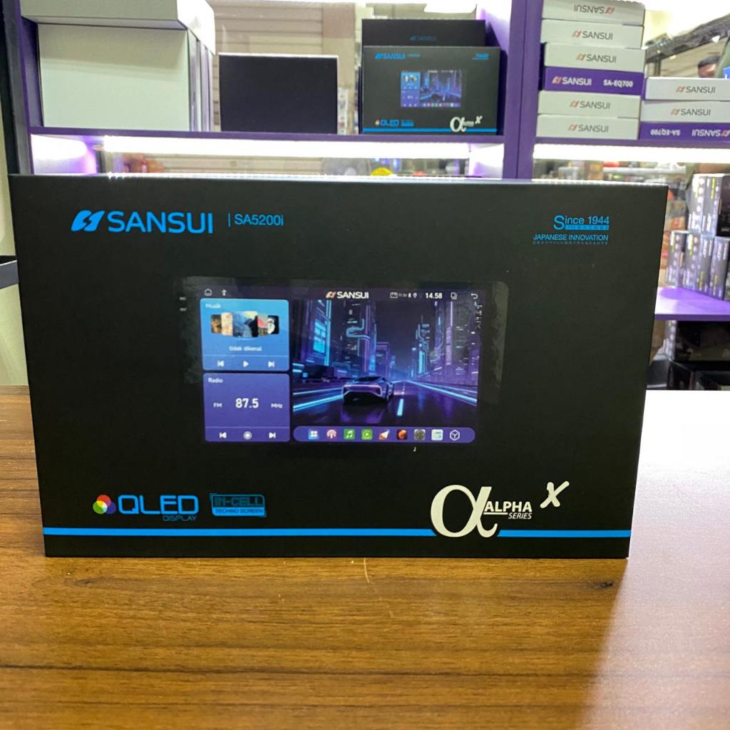 Headunit Android Sansui Alpha Series QLED 9 / 10 Inch SA-5200i Ram 2/64