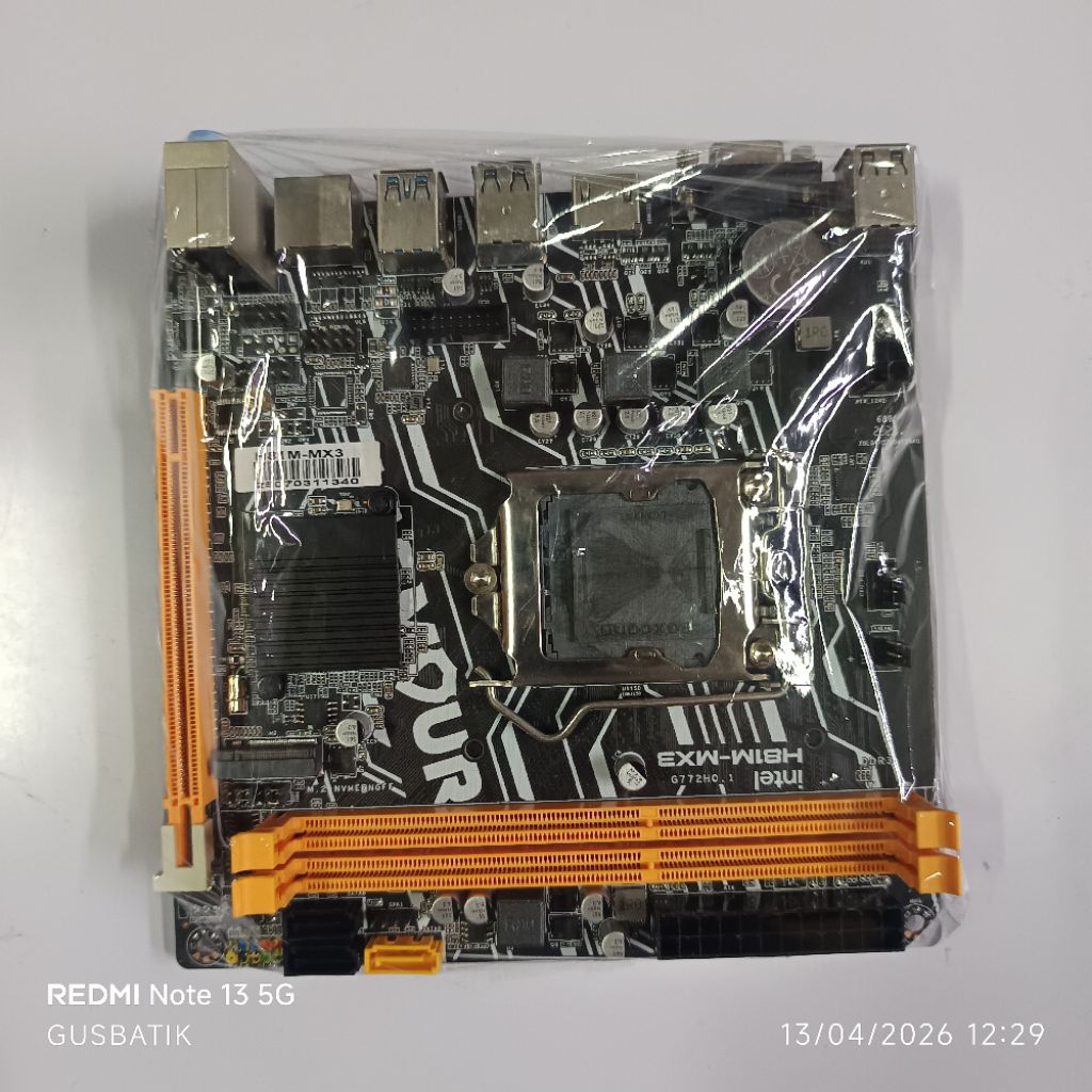 Mainboard Motherboard mini itx H81M-MX3 second support generasi 4