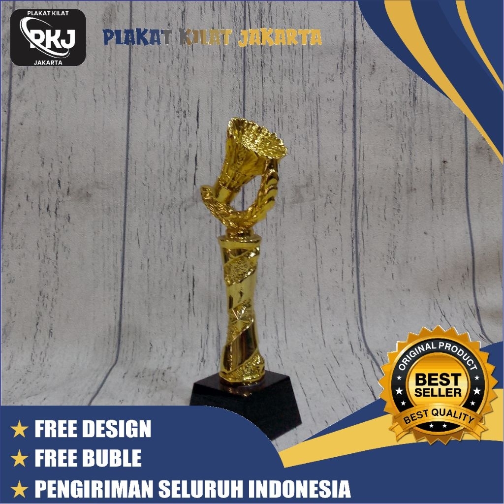 Trophy badminton custom | Trophy kejuaraan bulutangkis | Trophy turnament