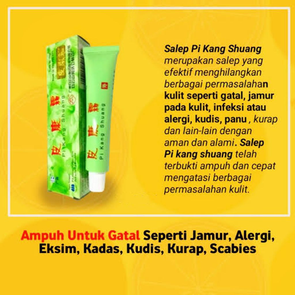 krim hijau 20g 2 pcs Pi kang shuang salep original