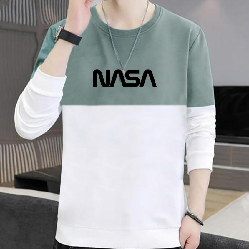 COLLECTION JESSICA - BAJU NASA PRIA LENGAN PANJANG TERBARU - KAOS DISTRO PRIA LENGAN PANJANG KEREN M
