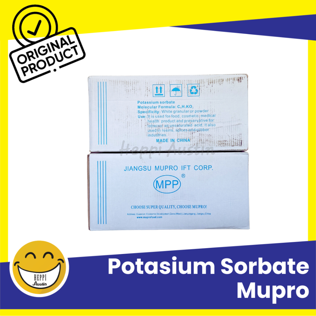 Potassium Sorbate Kalium Sorbat MUPRO Pengawet Potasium Sorbat 500 GRAM