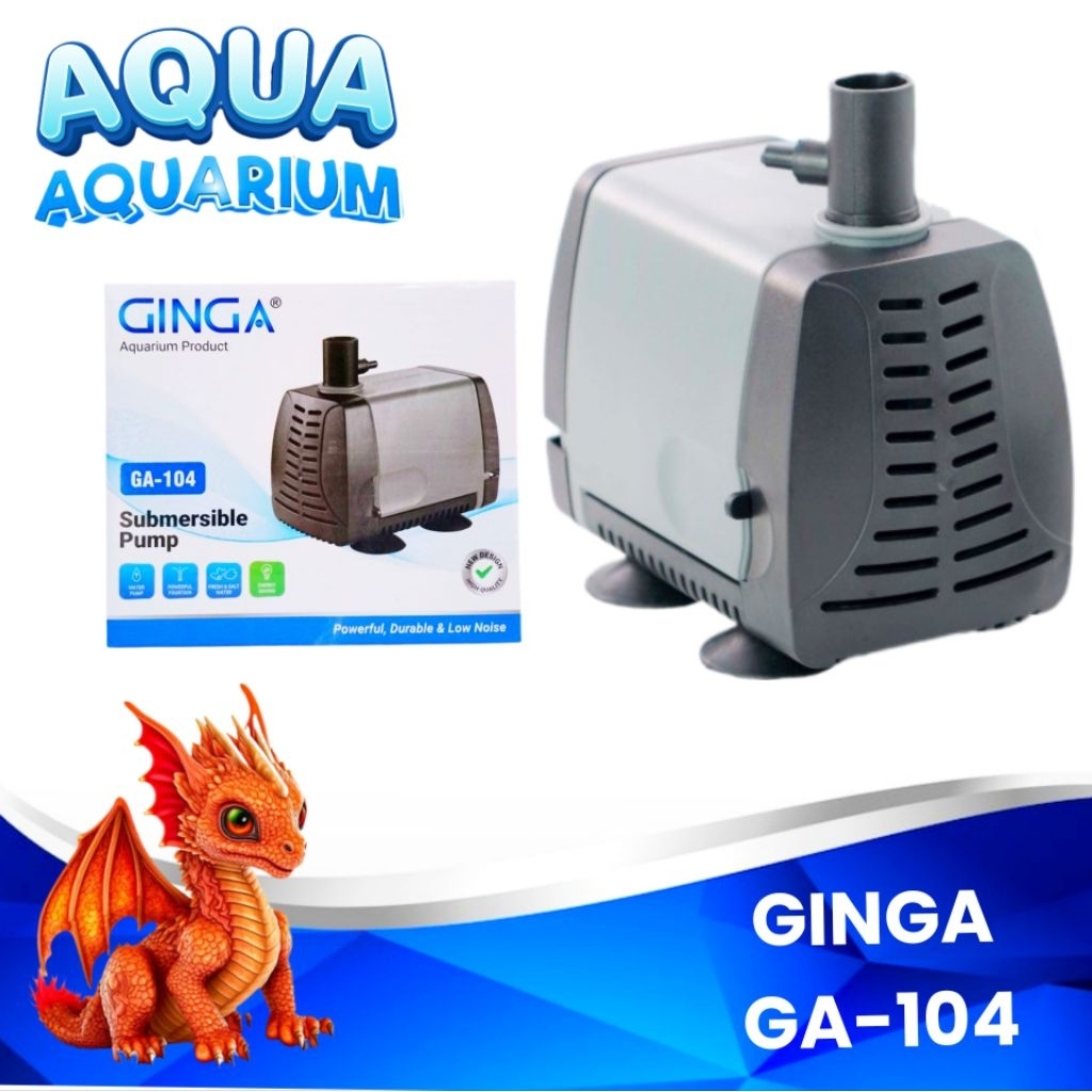 POMPA KOLAM IKAN GINGA GA 104 WATER PUMP kolam ikan hias