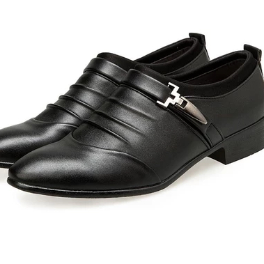 Sepatu Pantofel Pria Cowok Pantofel Tanpa Tali Kerja 72