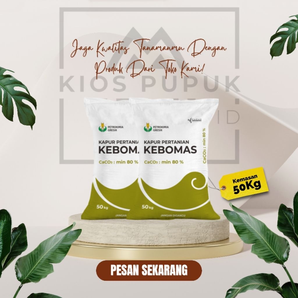 Kaptan Kebomas Petro 50Kg Original/Pupuk Tanaman/Pupuk Kimia/Pupuk Anorganik