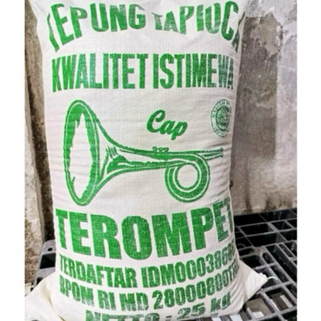 Tepung Tapioka Cap Terompet 25kg