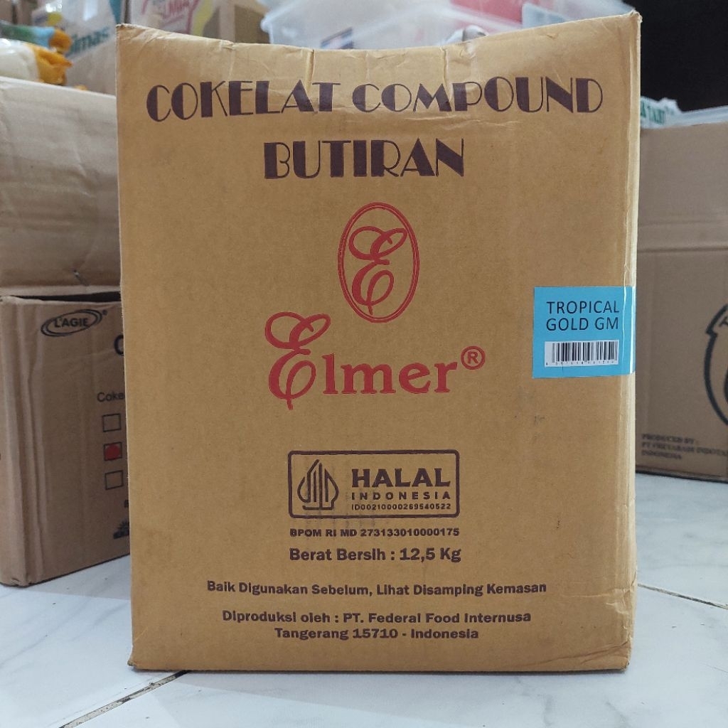 (500 gram) Meses Elmer dark cokelat tropical gold | meses elmer cokelat