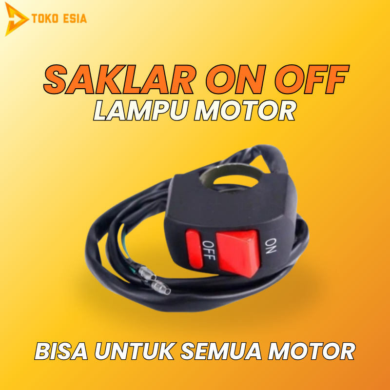 Saklar Lampu Motor - Variasi Saklar On Off lampu Motor  - Saklar Universal motor