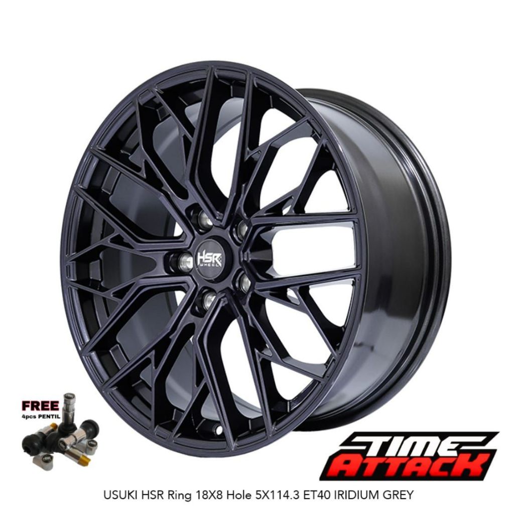 Velg Mobil Mitsubishi Xforce R18 HSR Wheel Usuki Velg HSR Ring 18