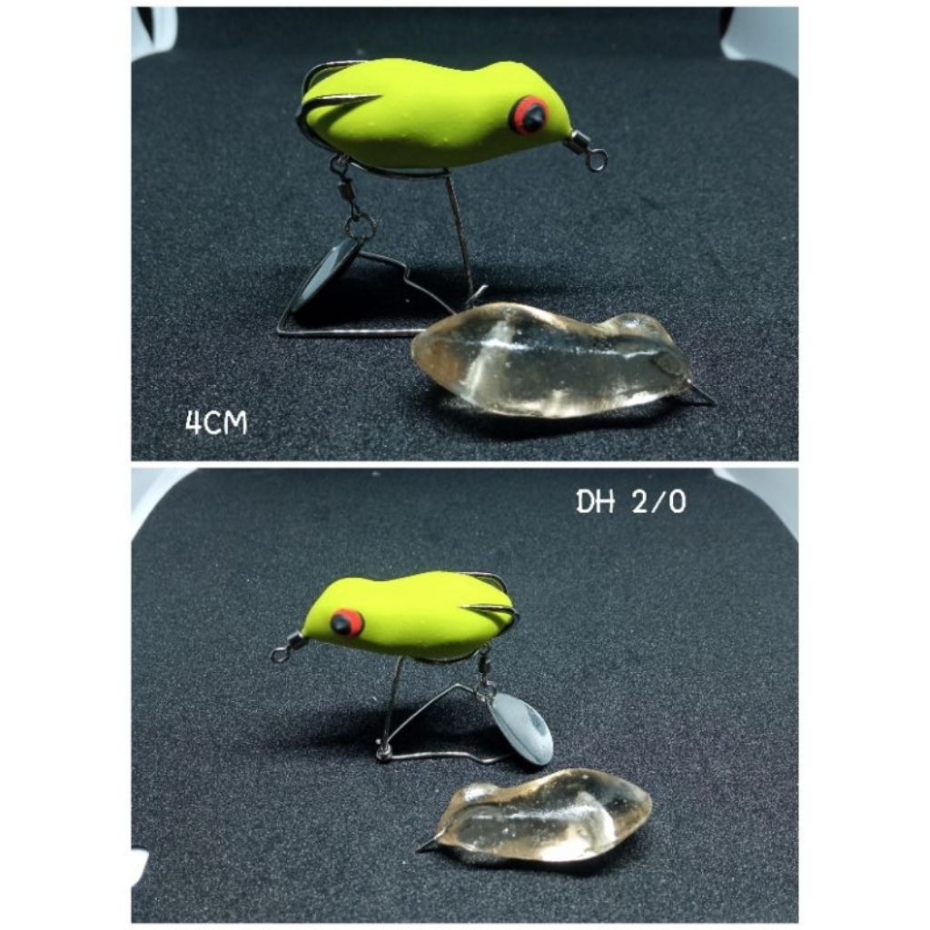 molding soft frog 4cm / cetakan softfrog