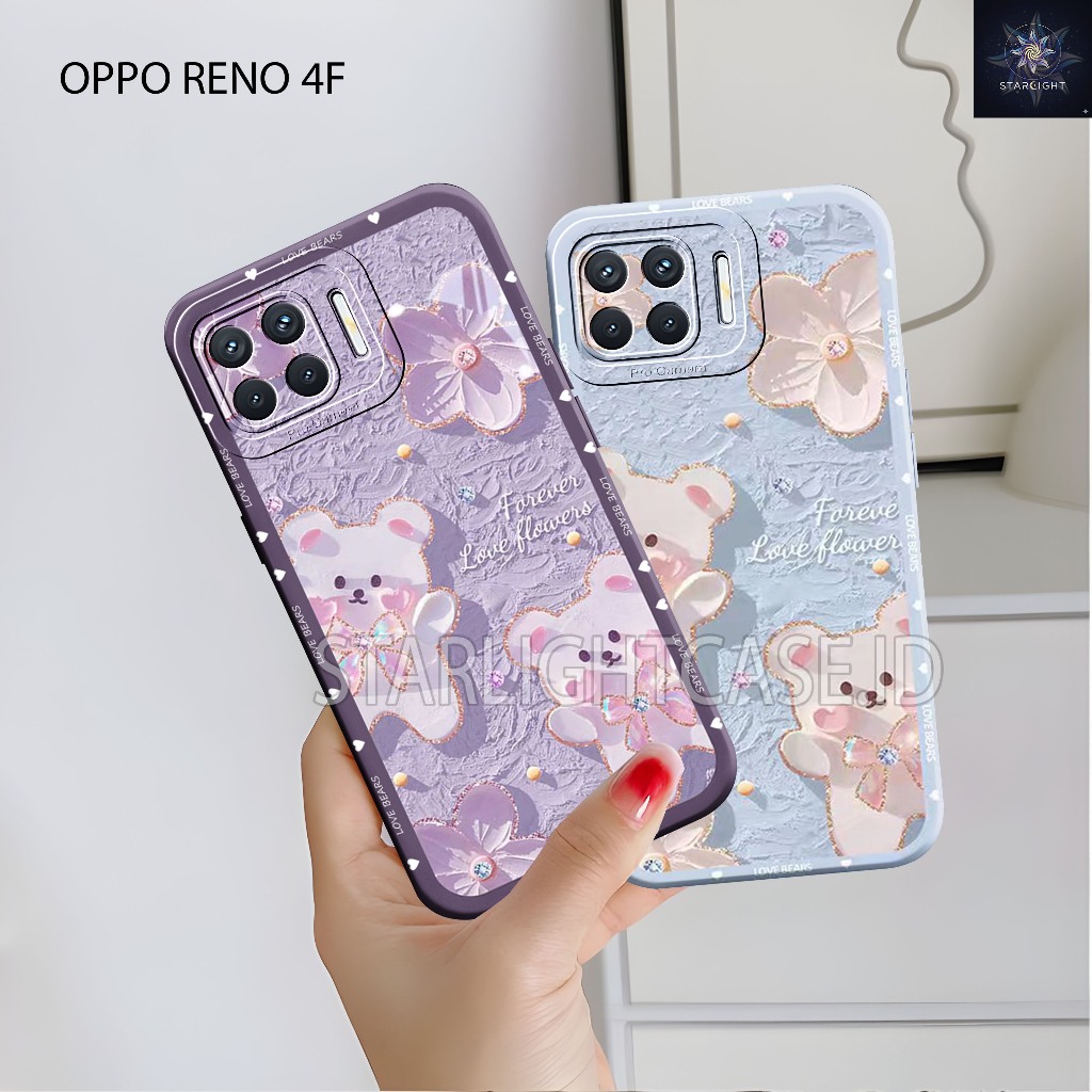 Case hp Oppo Reno 4F / 4 / 4pro / 5 / 5F / 6 Softcase Procamera Logo Iphone Starlight Pelindung Bela