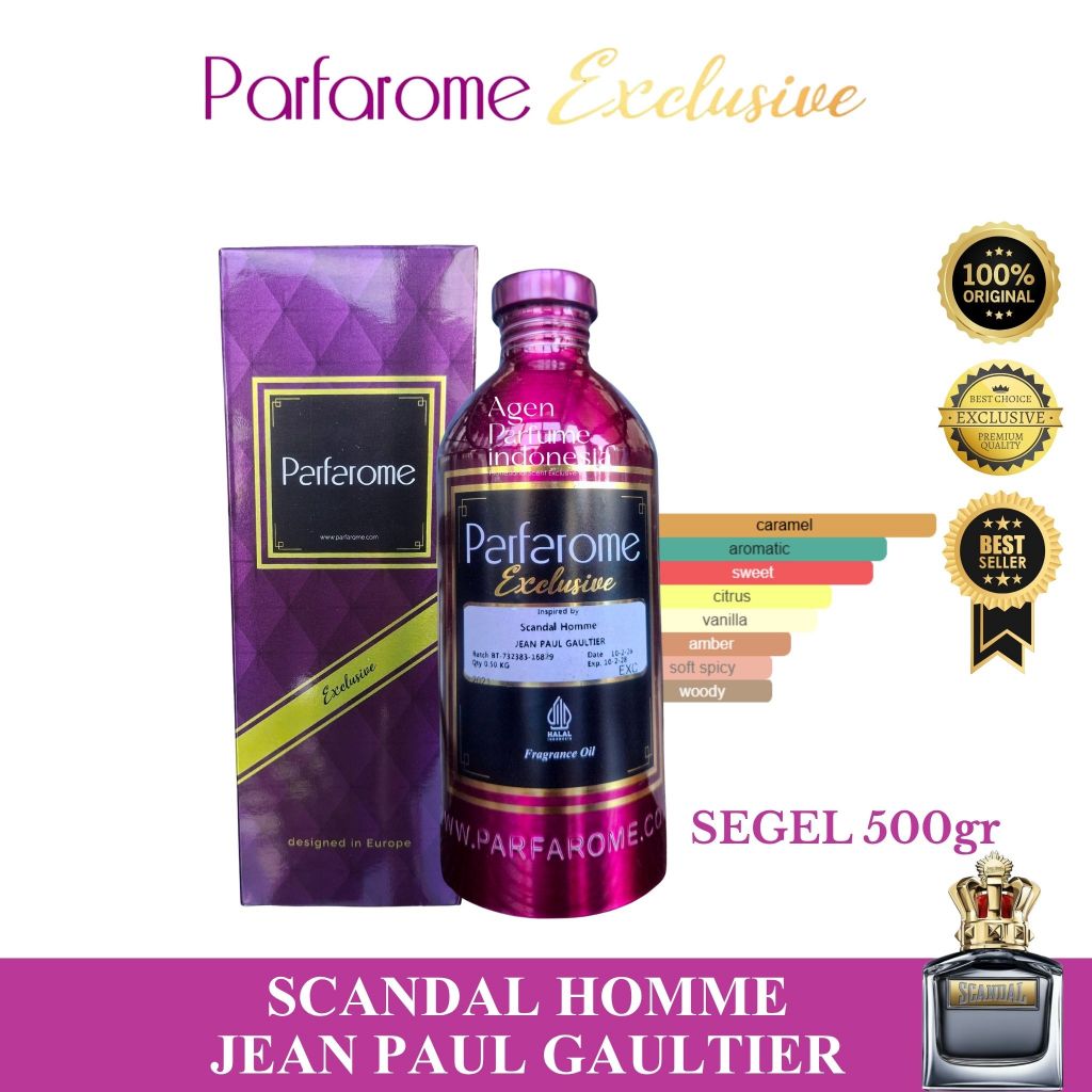 SCANDAL HOMME By PARFAROME EXCLUSIVE Segel 500gr