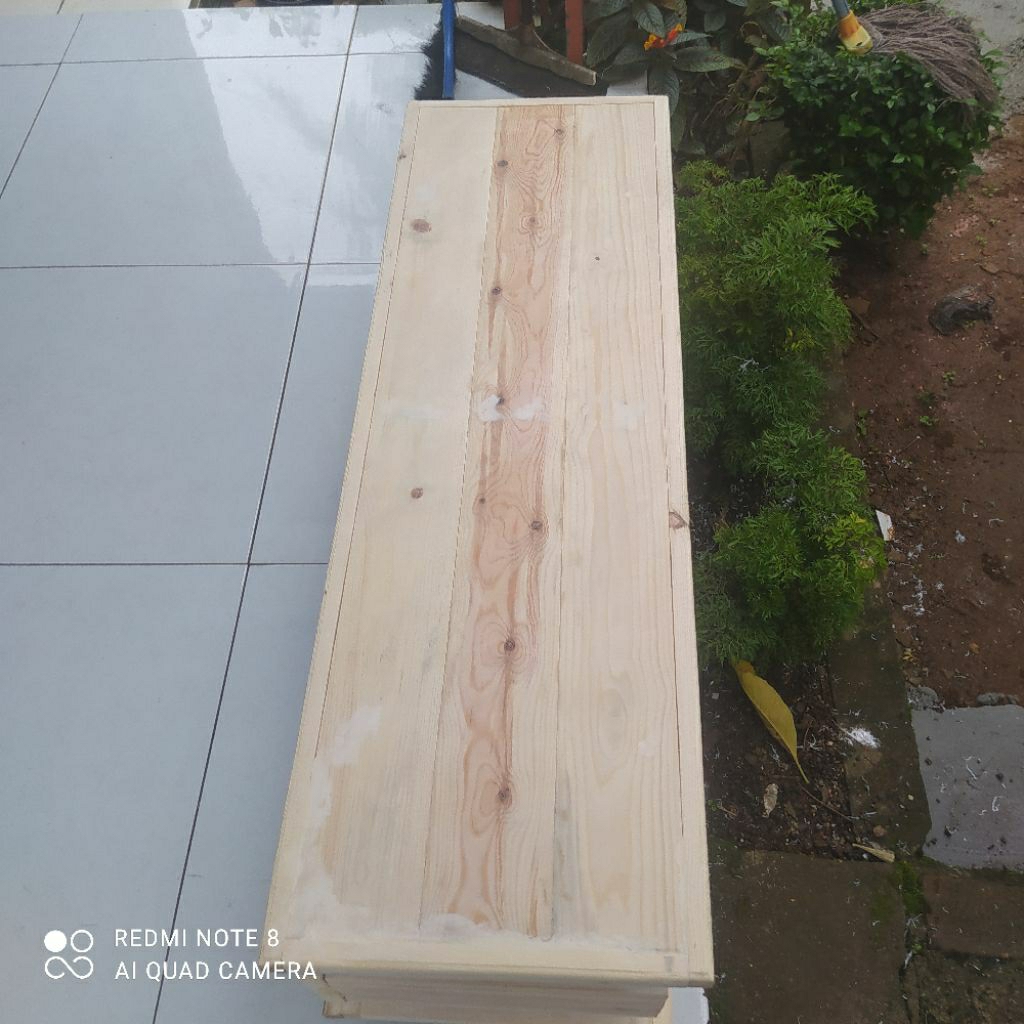 MEJA TV MINIMALIS KAYU JATI BELANDA /120X35X50