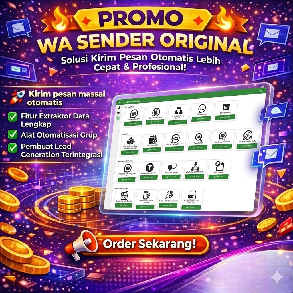 WaSender VERSI TERBARU