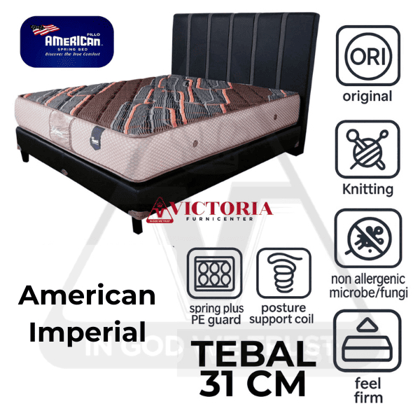 American Imperial 160 x 200 160x200 Kasur Saja Mattres Only