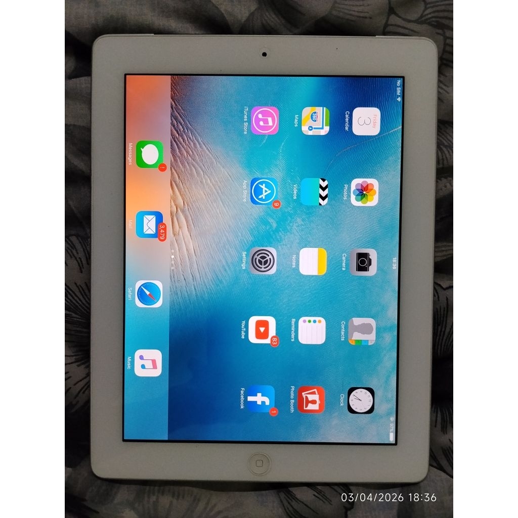 Ipad 4 wifi+cellular 16gb putih