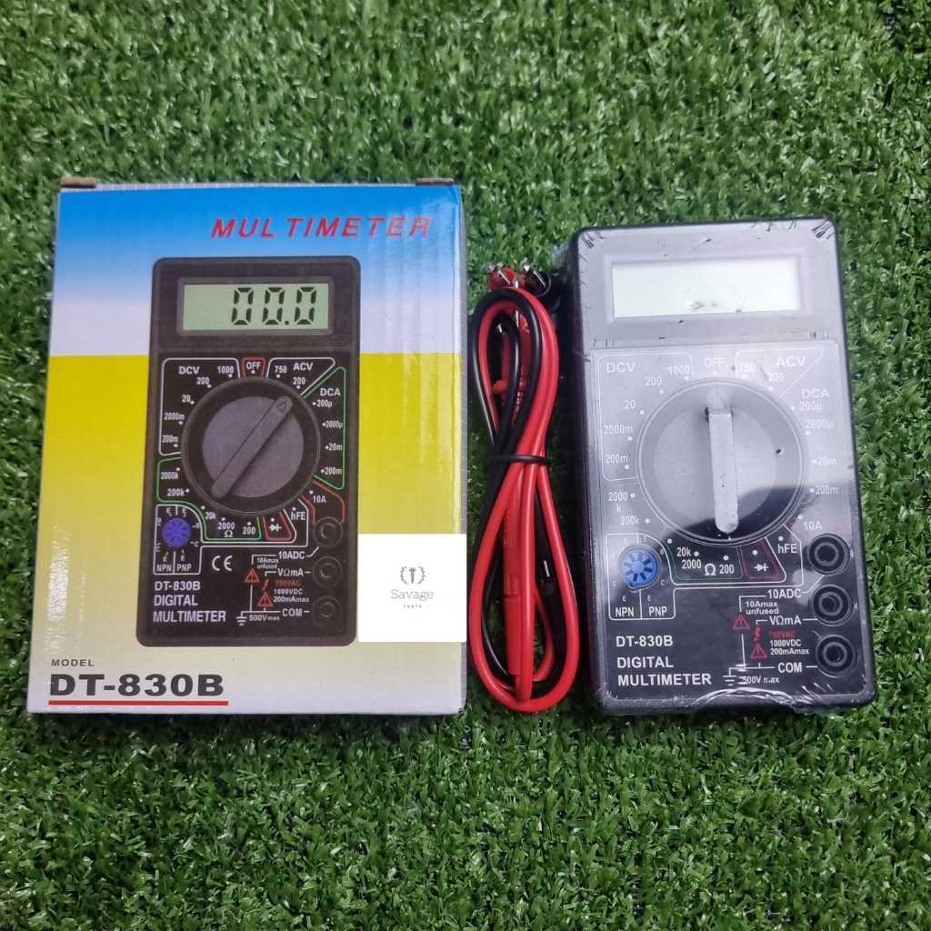 MULTIMETER DIGITAL DT830B  MULTITESTER AVOMETER DT830 DT 830B 830 DT830 LENGKAP