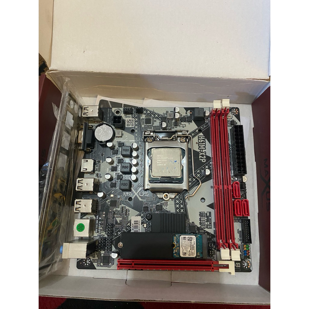 Paket i5 3450 + h61 itx + nvme 256 + 8gb ram