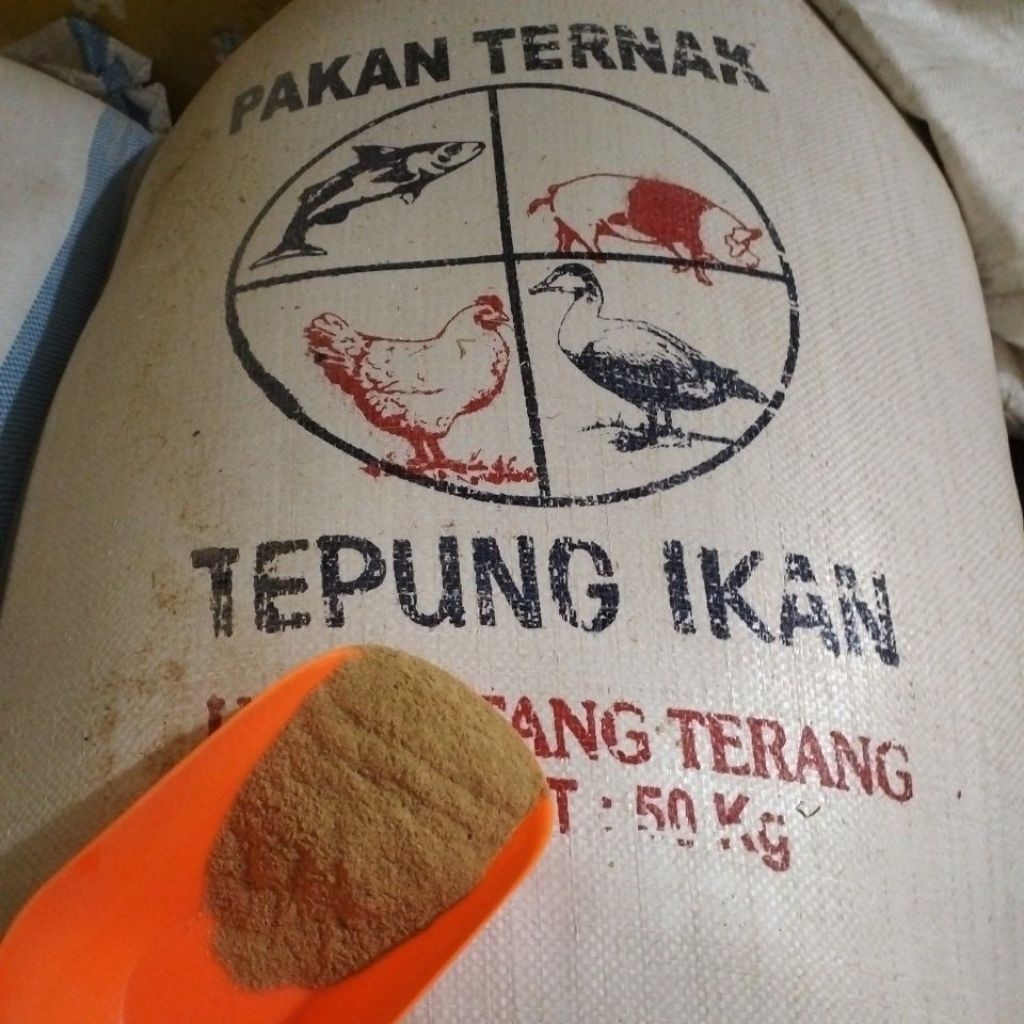 Tepung Ikan Protein Tinggi 40% - 55 % Untuk Campuran Pakan Ternak 50 Kg