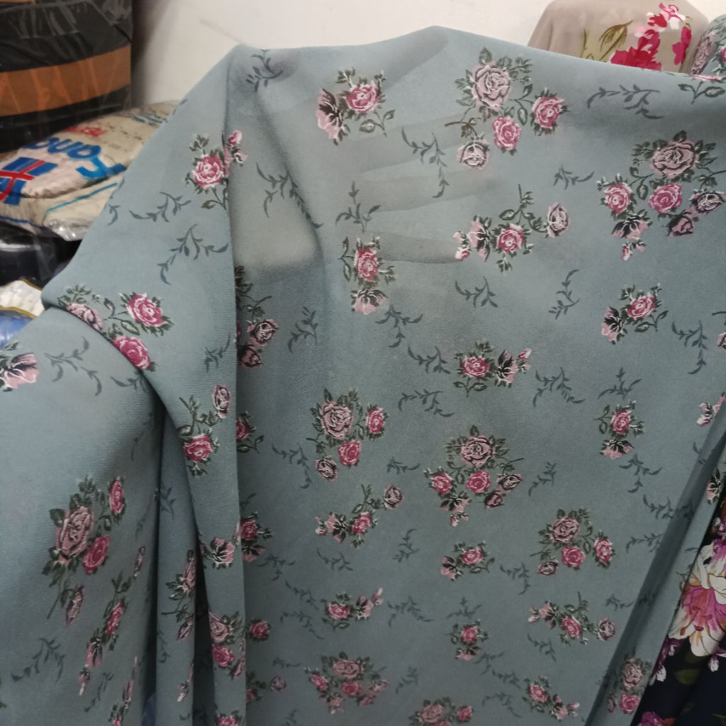Kain ceruty motif premium - kain ceruti baby doll premium - kain ceruty babydoll - kain ceruti harga