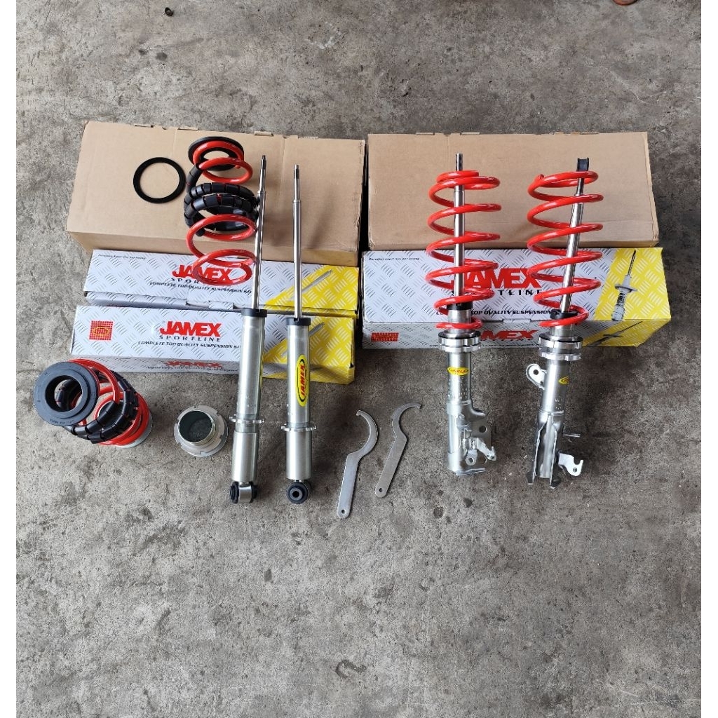 coilover depan belakang city hatchback asli jamex