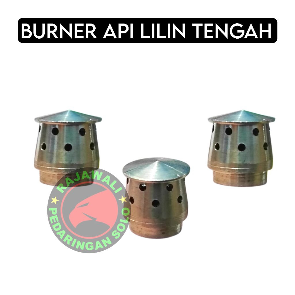 Burner Api Lilin Kompor Rinnai Model Baru Bahan Kuningan - Burner Tengah api lilin Rinai