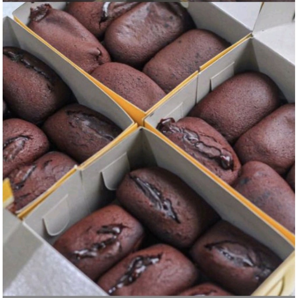 kue balok lumer isi 5 pc,kue coklt,roti coklat,brownies,cake coklat,kue bandung
