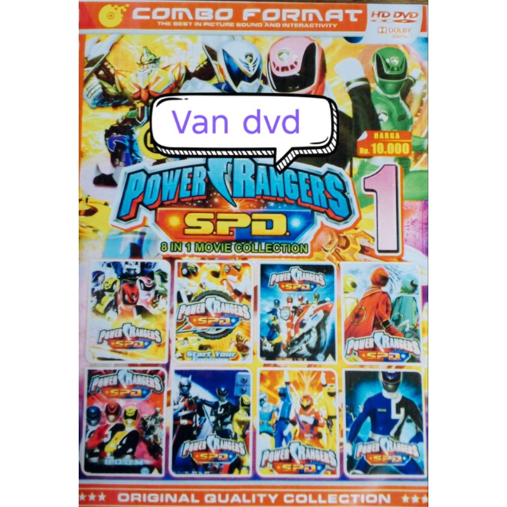 Kaset Koleksi Film Power Rangers Spd 1