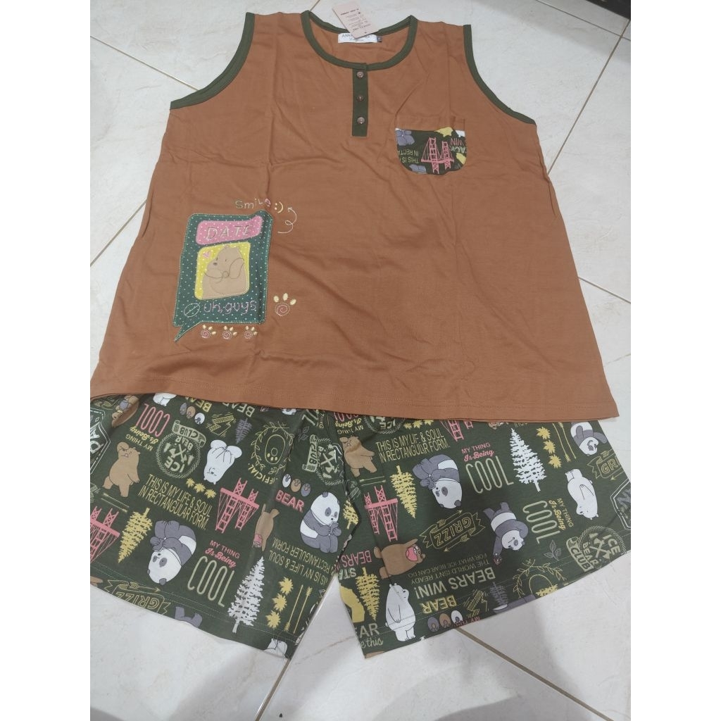Anne claire jumbo(2L) kutung cln pendek