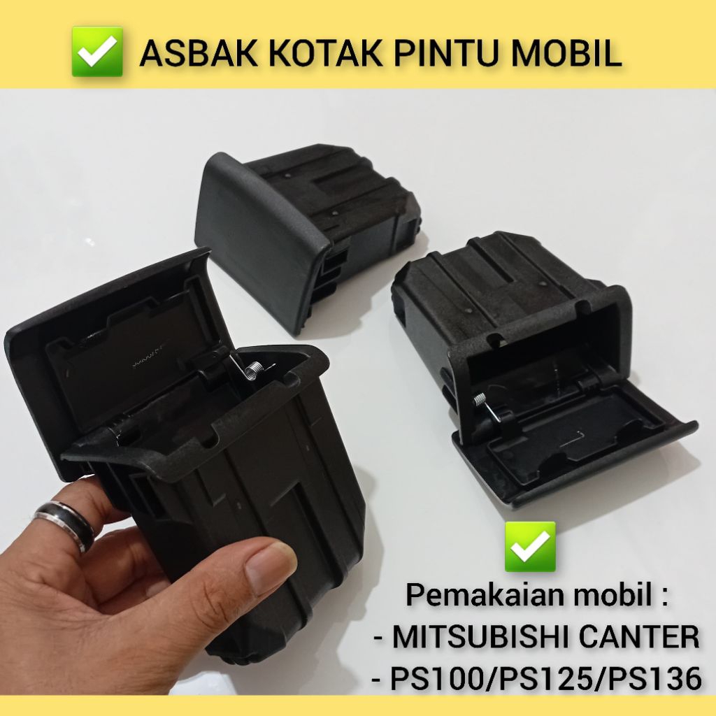 Kotak asbak pintu dalam original mobil mitsubishi canter PS100/PS125/PS136/PS TURBO Harga satuan 1pc