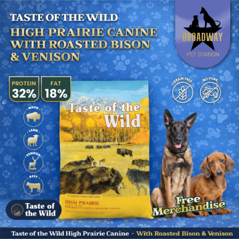 Taste of The Wild High Prairie Canine With Roasted Bison 12,2 kg