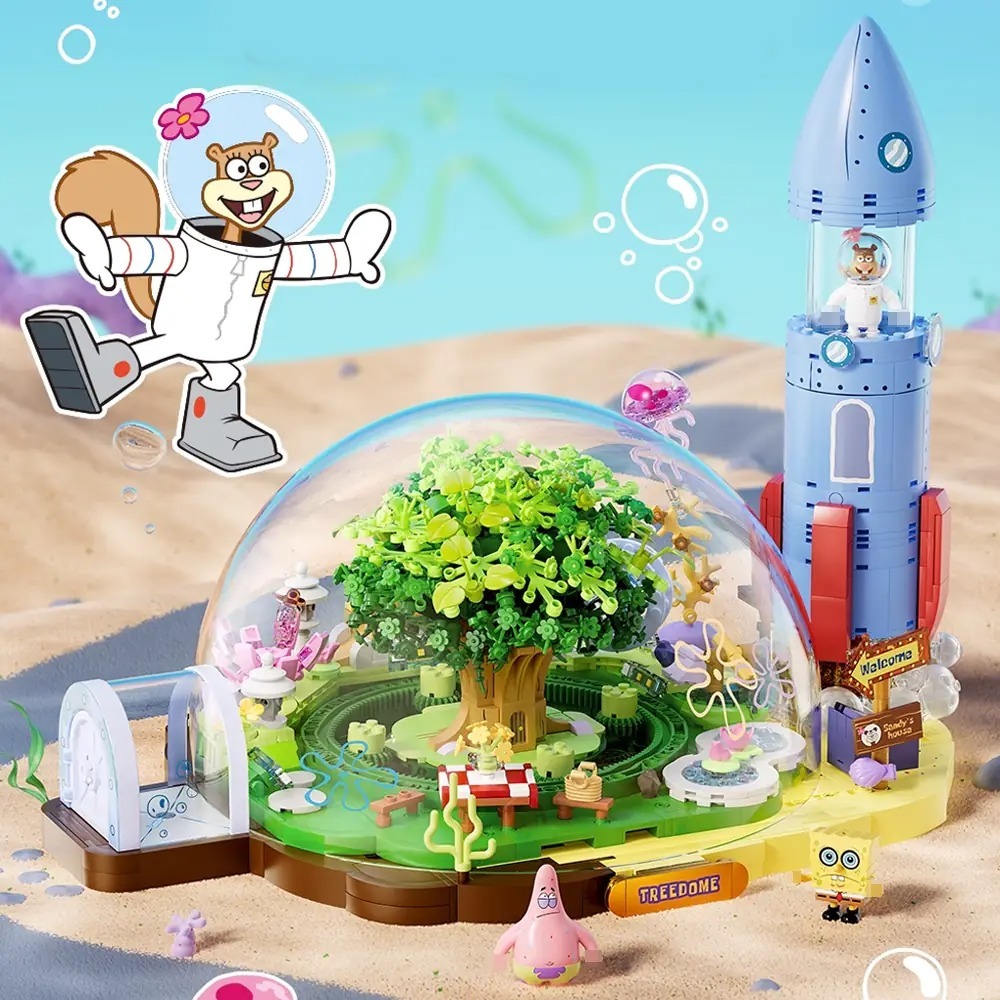 MOGADA - Brick AREA-X Sandy Cheeks' TreeDome Brick Balok Susun