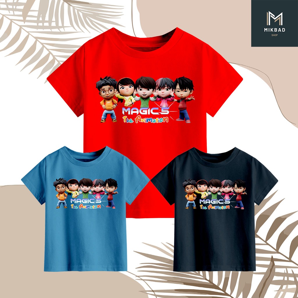 Baju kaos Magic 5 The Animation kaos anak