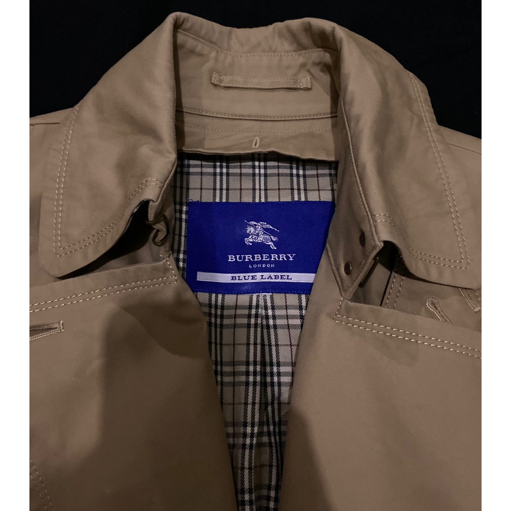 Coat Branded Burberry (Coklat, emboss) / Coat Burberry / Coat Branded