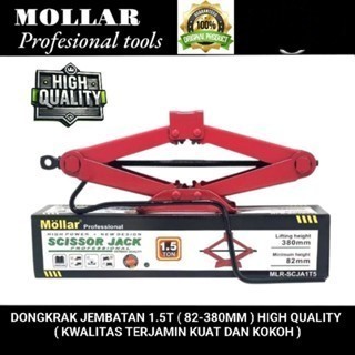 mollar dongkrak jembatan 1.5T ( 82-380mm ) jaminan asli original