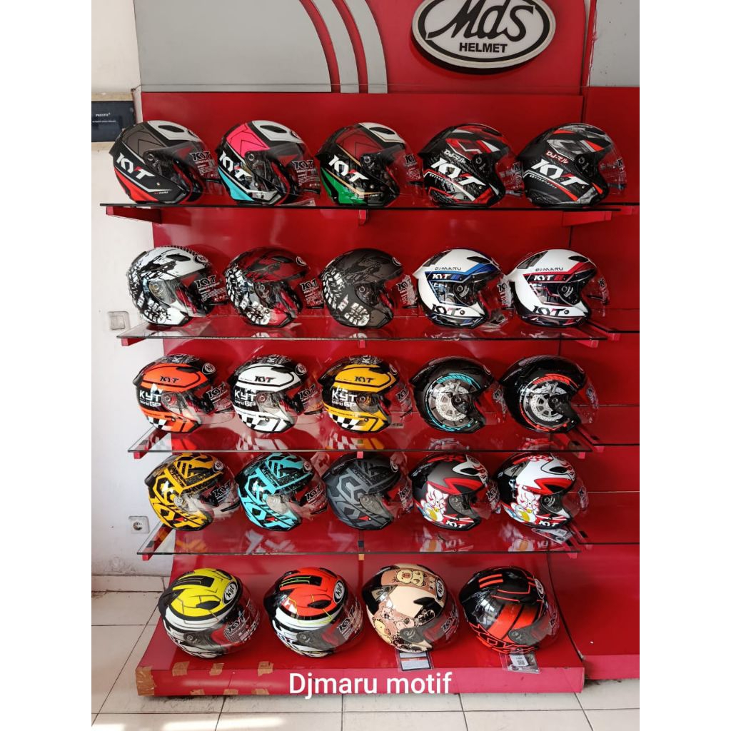 Helm kyt dj maru motif SNI/DOT original KYT 100%