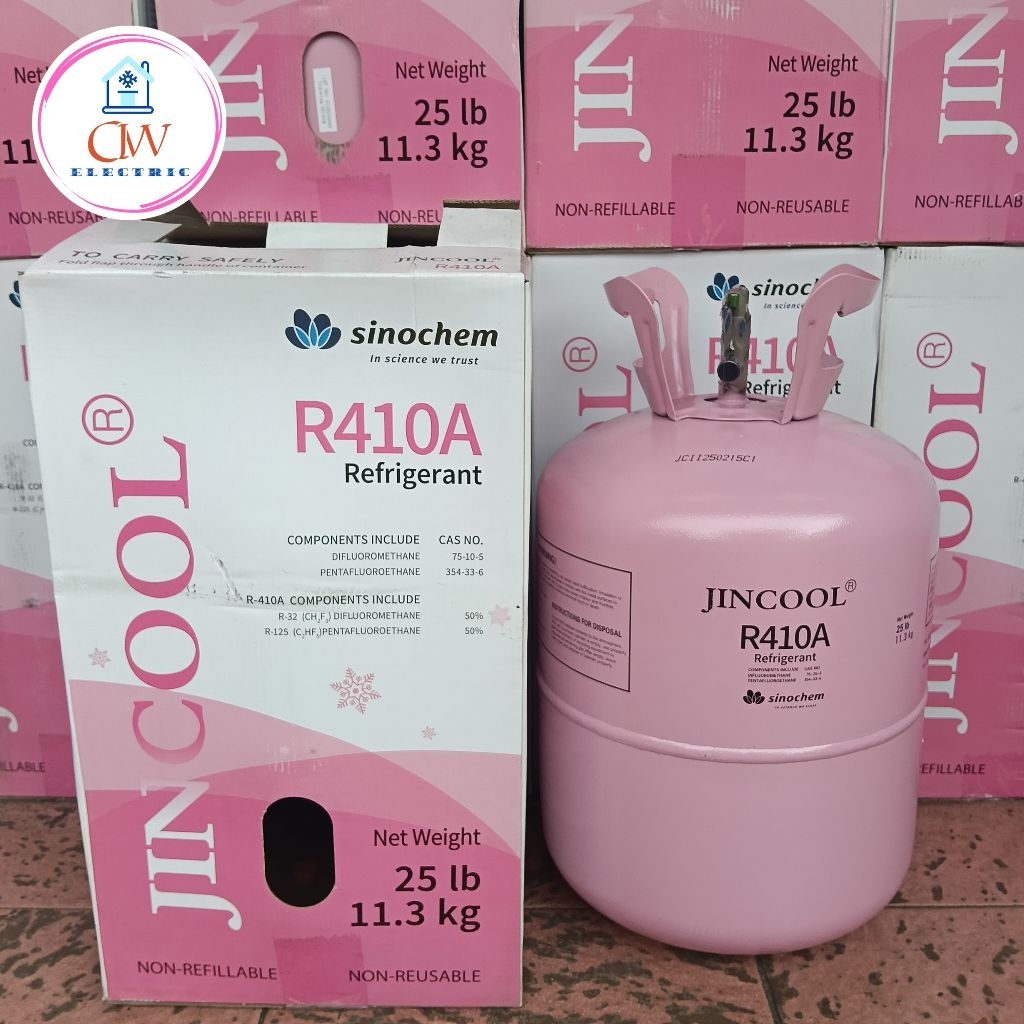 refrigerant R410A,R410,R 410 JINCOOL isi 11,3 kg segel pabrik