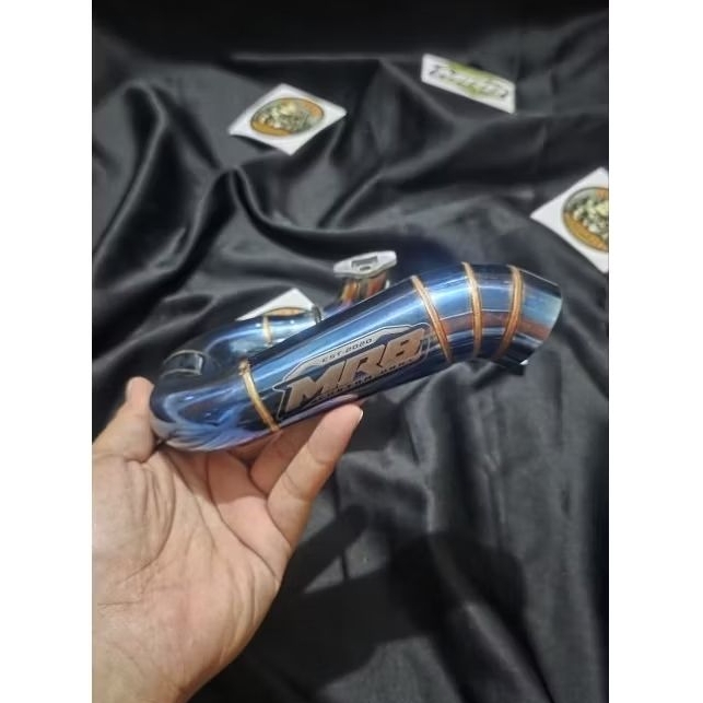 Knalpot Sprayer ZK 49cc / Mini GP Model Udang BlueMoon Original by Mr. Berat