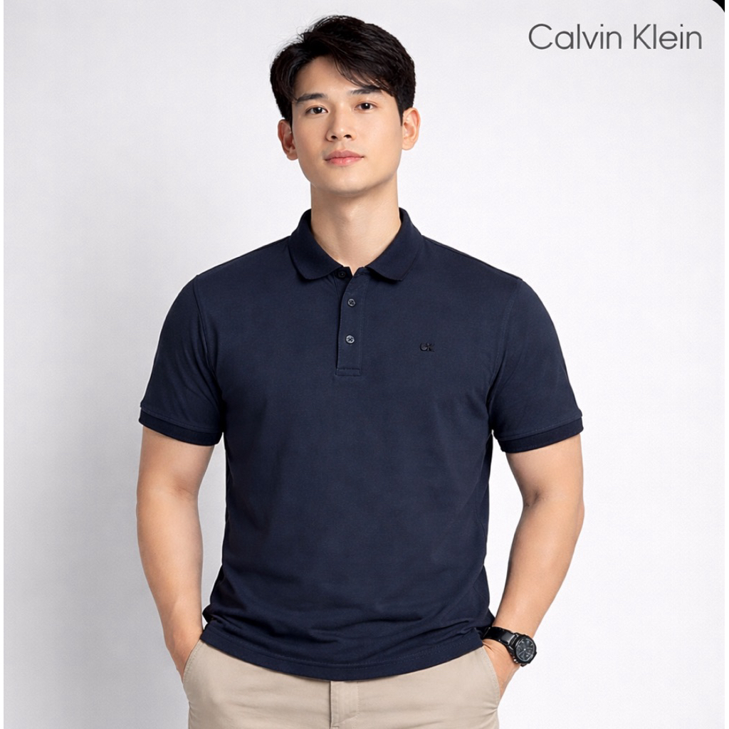 Kaos Polo Pria CK Polo 100 Original Second Preloved