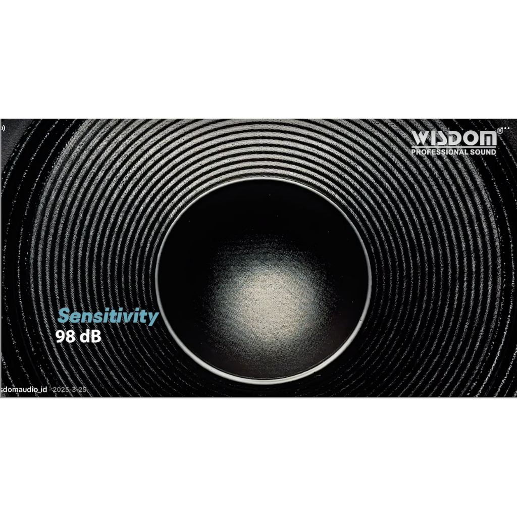 Wisdom 18SW800 Neo – 18 Inch Komponen Wisdom – 18-SW800 Neo / 18 SW 800 NEO