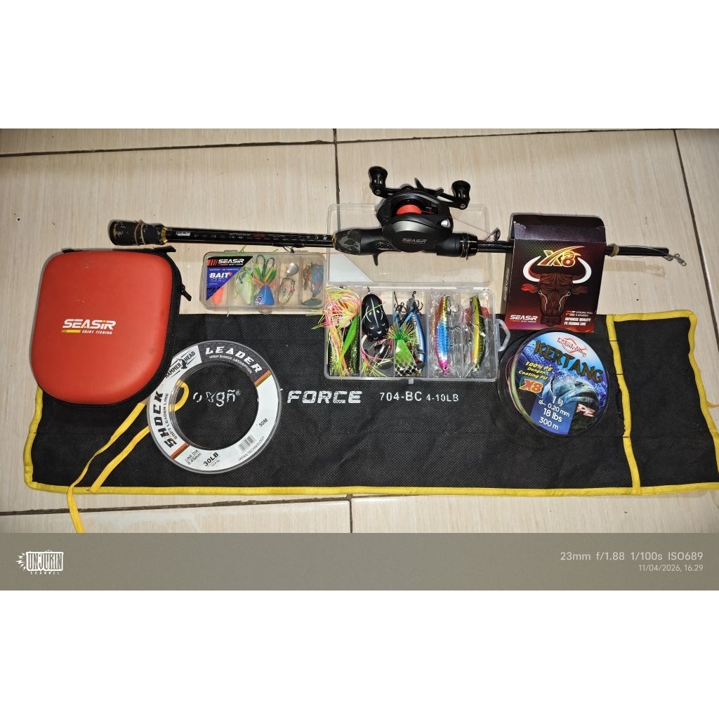 Satu Set Pancingan Casting / BC Seasir CastXZ